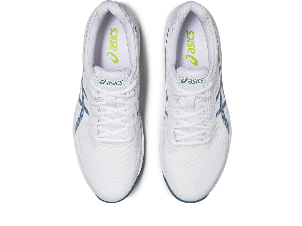 Sapatilhas de Tenis Asics Gel-Game 9 Clay/Oc Masculino Branco Cinzentas Azuis | 4375-TMZRE