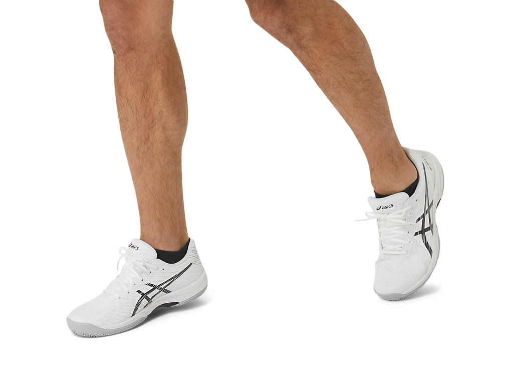 Sapatilhas de Tenis Asics Gel-Game 9 Clay/Oc Masculino Branco Pretas | 5208-MBRHL