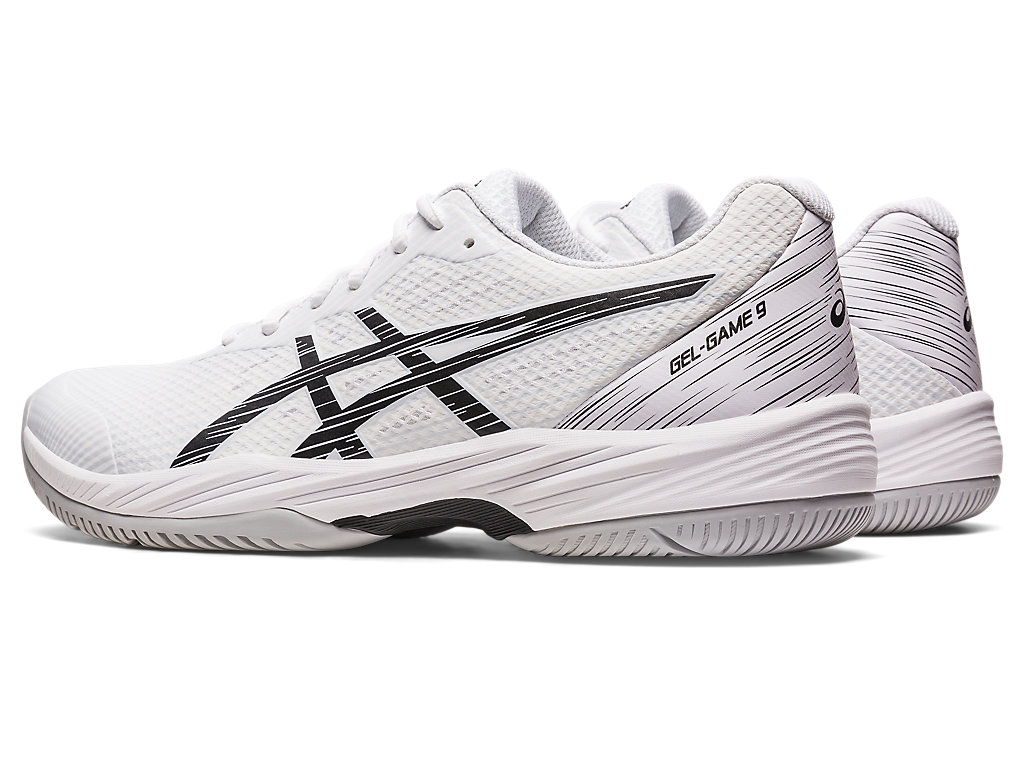 Sapatilhas de Tenis Asics Gel-Game 9 Masculino Branco Pretas | 9250-NXQUC