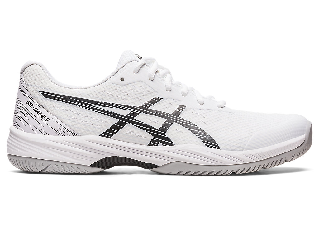 Sapatilhas de Tenis Asics Gel-Game 9 Masculino Branco Pretas | 9250-NXQUC