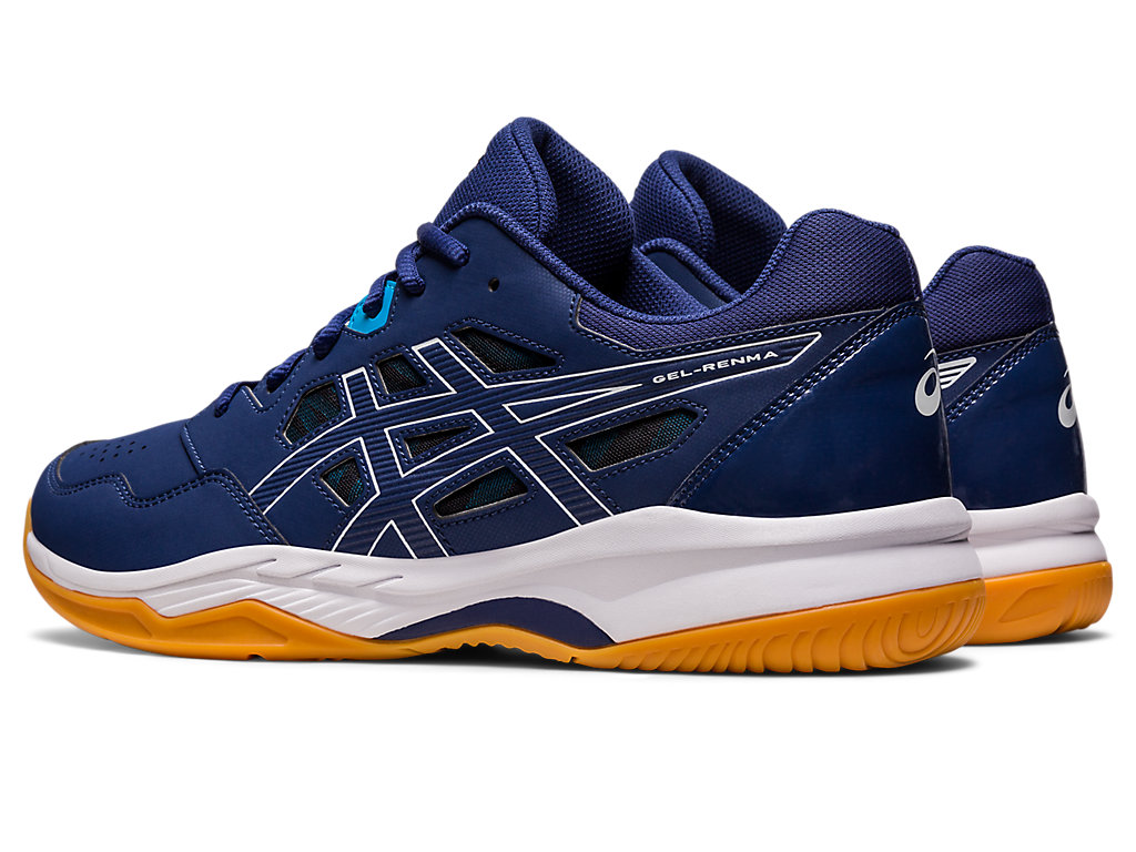 Sapatilhas de Tenis Asics Gel-Renma Masculino Azul Anil Azuis Branco | 2861-VPUJO