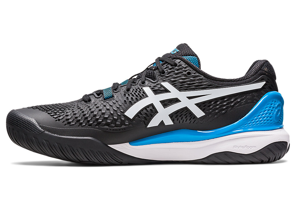 Sapatilhas de Tenis Asics Gel-Resolution 9 Masculino Pretas Branco | 5187-UDLTG