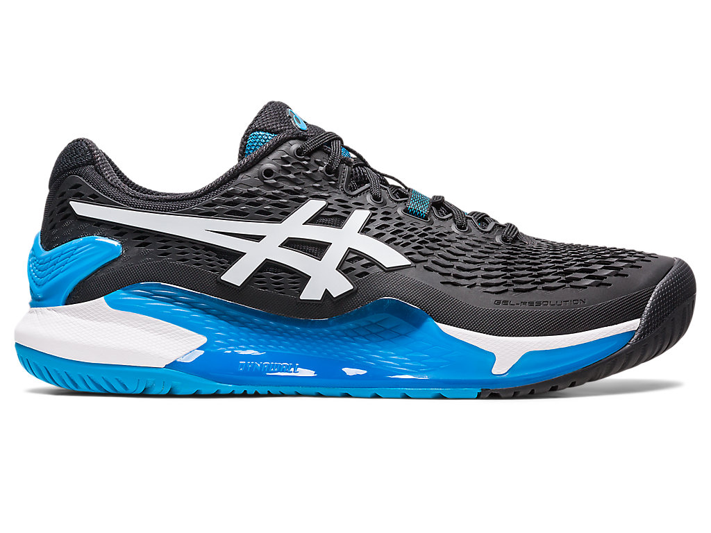 Sapatilhas de Tenis Asics Gel-Resolution 9 Masculino Pretas Branco | 5187-UDLTG