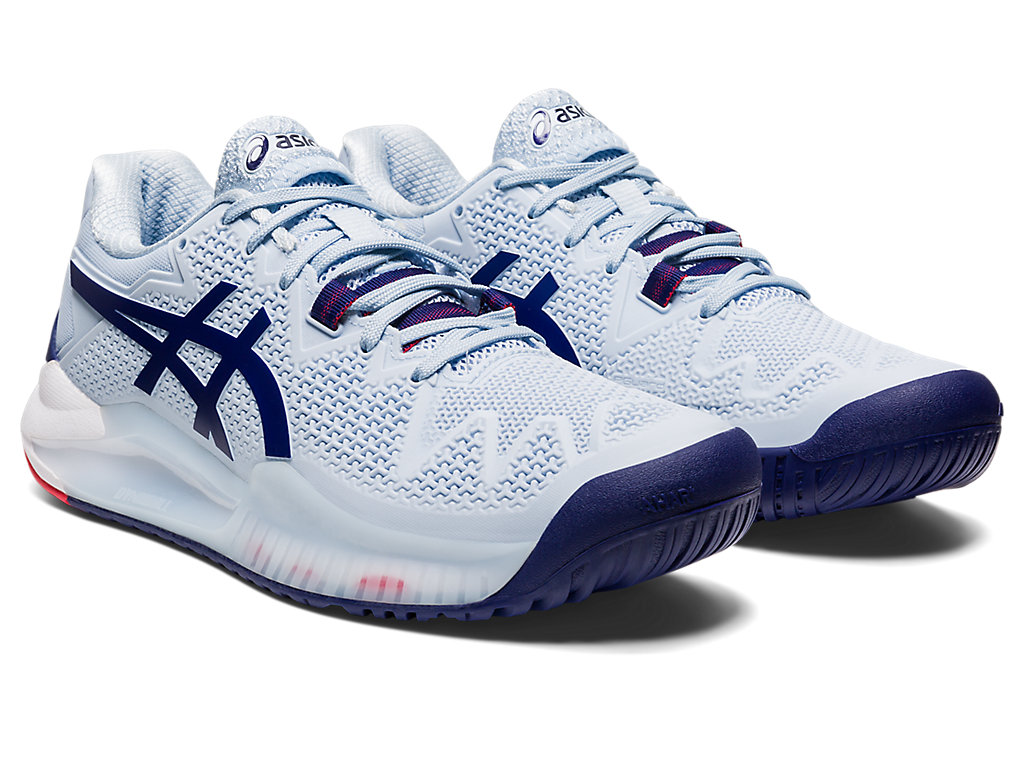 Sapatilhas de Tenis Asics Gel-Resolution 8 (D) Feminino Azuis | 5683-FLAYO