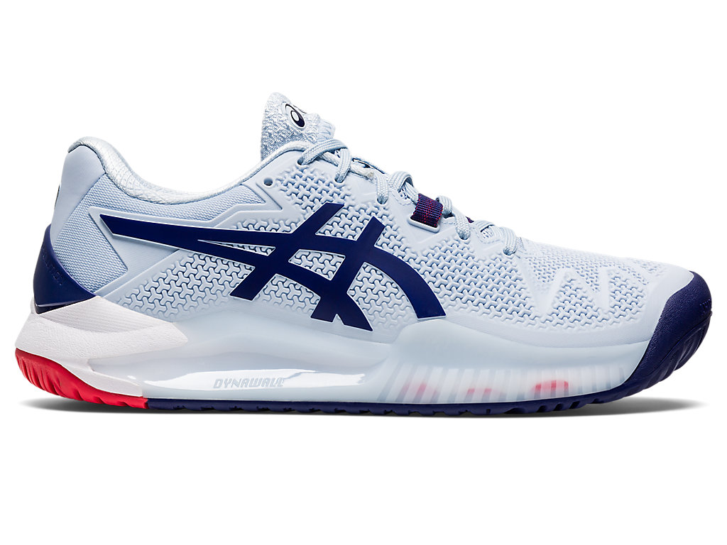 Sapatilhas de Tenis Asics Gel-Resolution 8 (D) Feminino Azuis | 5683-FLAYO