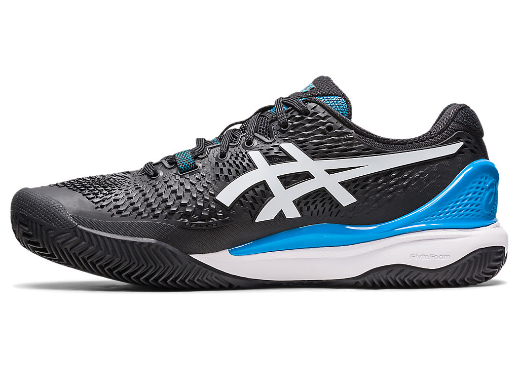 Sapatilhas de Tenis Asics Gel-Resolution 9 Clay Masculino Pretas Branco | 5702-RUGHC