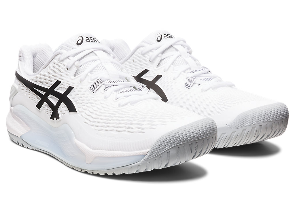 Sapatilhas de Tenis Asics Gel-Resolution 9 Masculino Branco Pretas | 6507-DPCLF