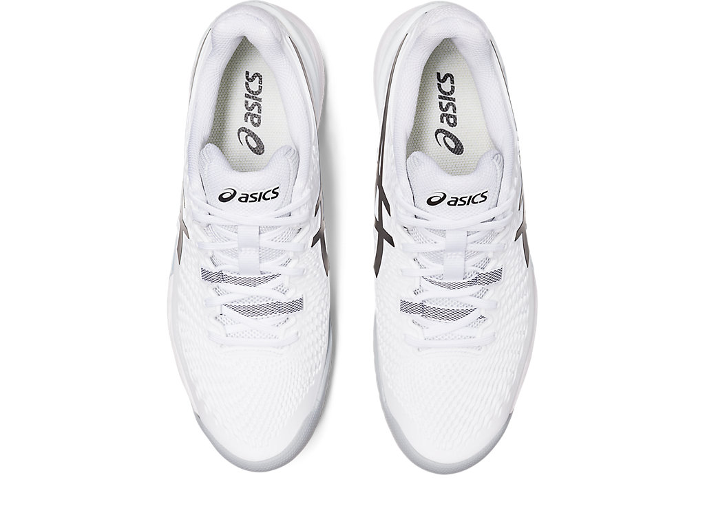 Sapatilhas de Tenis Asics Gel-Resolution 9 Masculino Branco Pretas | 6507-DPCLF