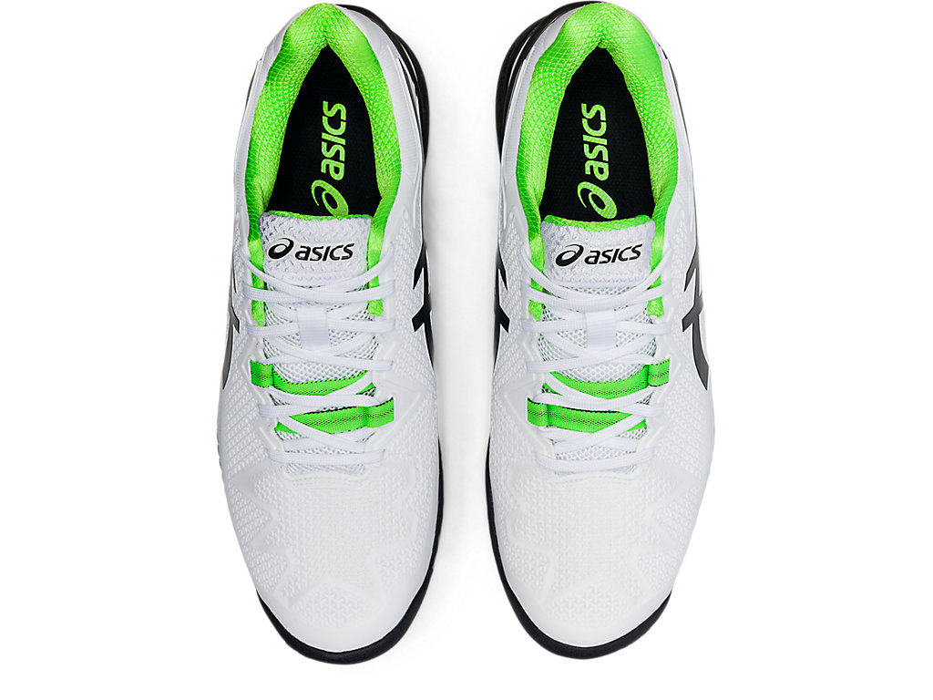 Sapatilhas de Tenis Asics Gel-Resolution 8 (2E) Masculino Branco Verdes | 7041-JENDQ