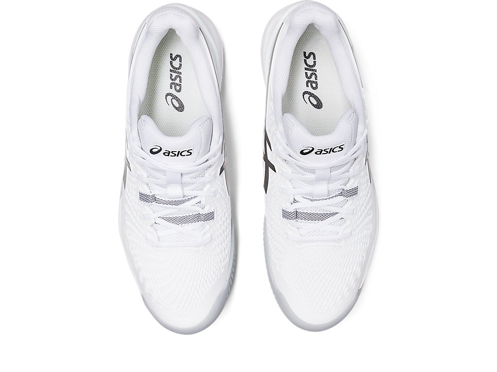 Sapatilhas de Tenis Asics Gel-Resolution 9 Clay Masculino Branco Pretas | 8976-IZHCW