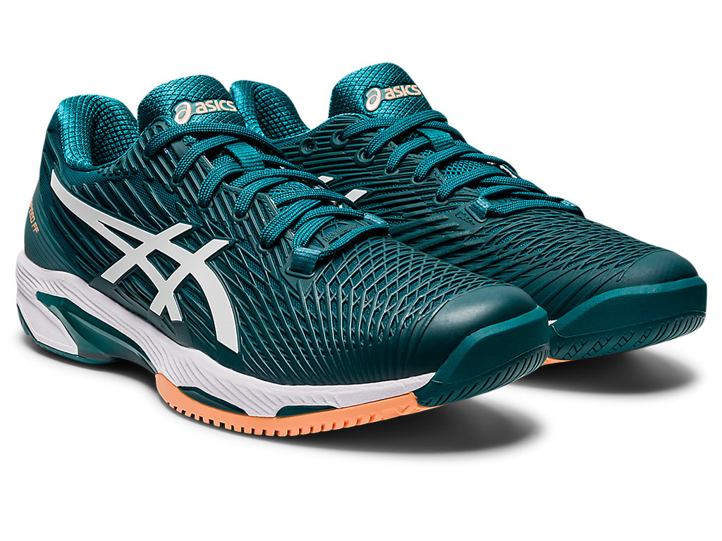 Sapatilhas de Tenis Asics Solution Speed Ff Masculino Verdes Escuro Branco | 1048-UZVYA