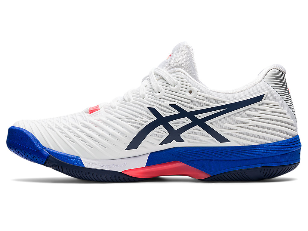 Sapatilhas de Tenis Asics Solution Speed Ff 2 Feminino Branco Azul Marinho | 2481-PFHTX