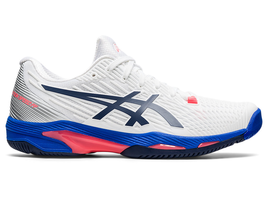 Sapatilhas de Tenis Asics Solution Speed Ff 2 Feminino Branco Azul Marinho | 2481-PFHTX