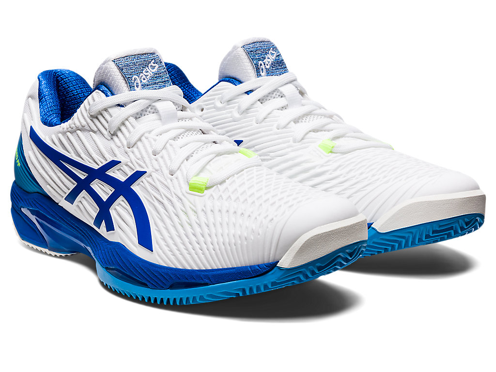 Sapatilhas de Tenis Asics Solution Speed Ff 2 Clay Masculino Branco Azuis | 4721-VXTRA