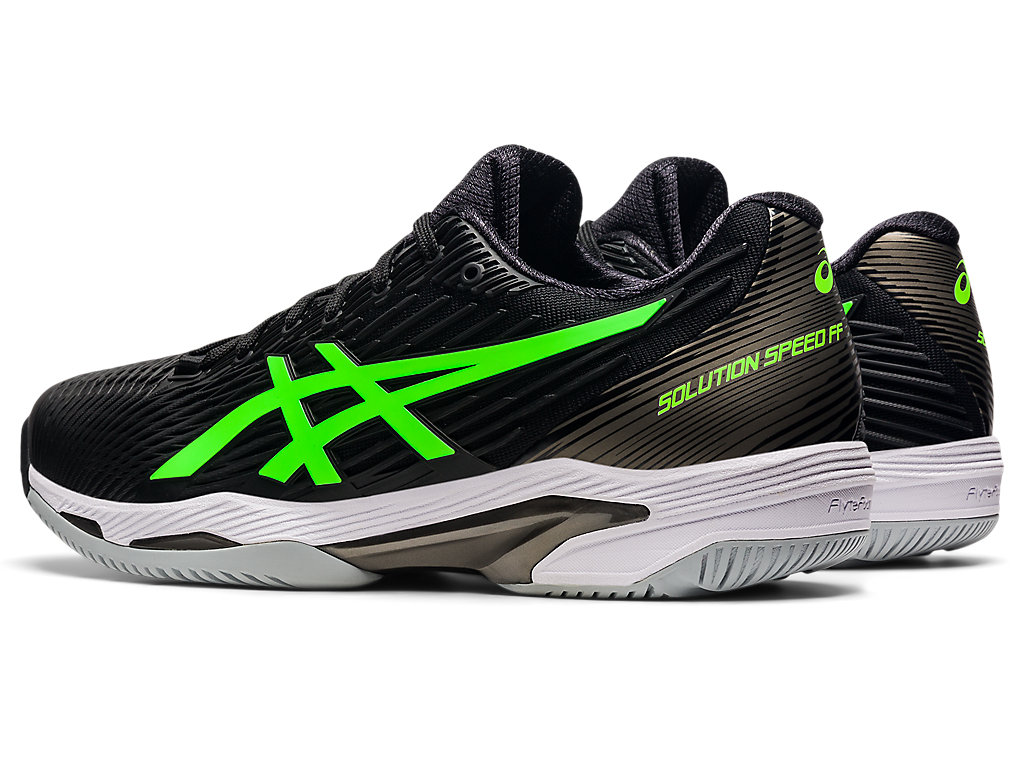 Sapatilhas de Tenis Asics Solution Speed Ff Masculino Pretas Verdes | 4982-JSZLY