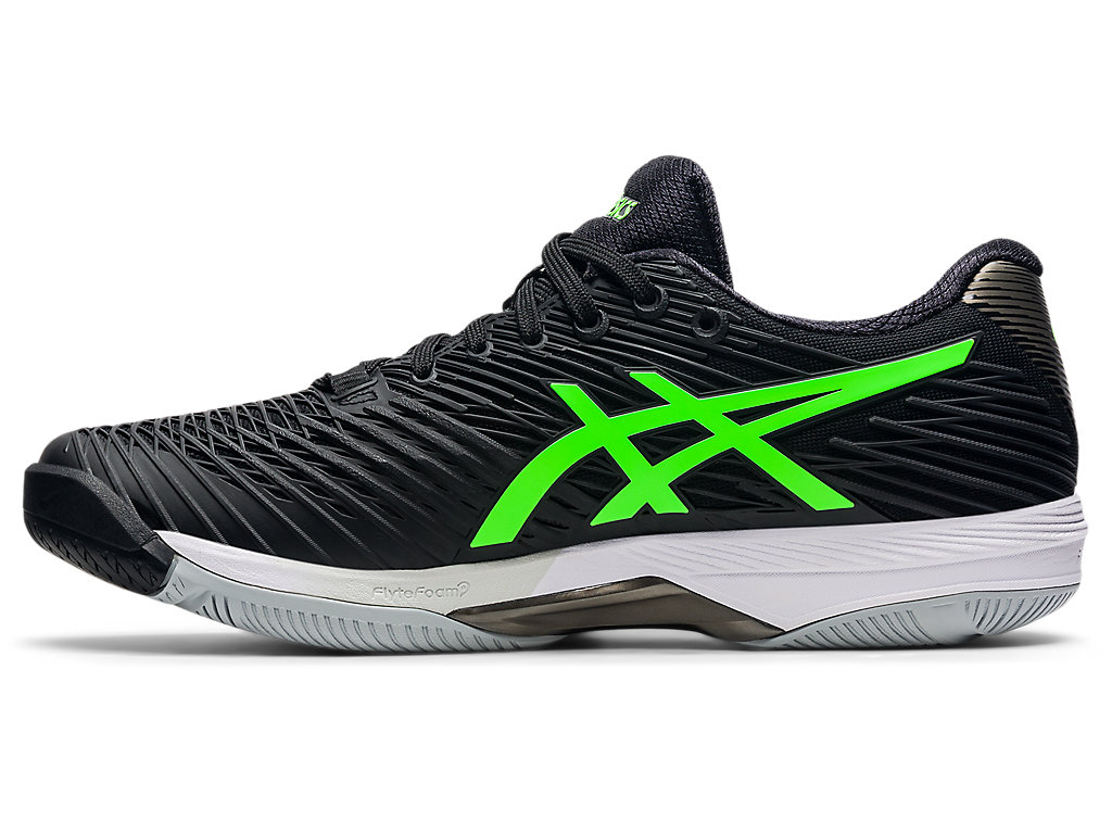 Sapatilhas de Tenis Asics Solution Speed Ff Masculino Pretas Verdes | 4982-JSZLY