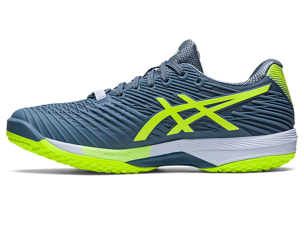 Sapatilhas de Tenis Asics Solution Speed Ff 2 Oc Masculino Cinzentas Azuis Verdes | 5281-PLEFB