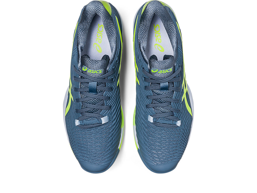 Sapatilhas de Tenis Asics Solution Speed Ff 2 Oc Masculino Cinzentas Azuis Verdes | 5281-PLEFB