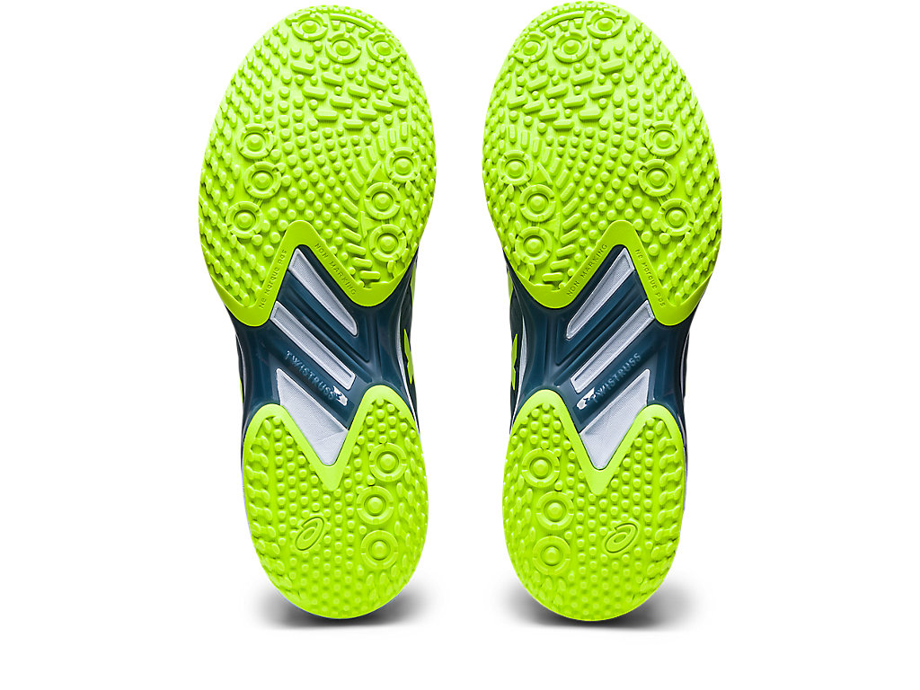 Sapatilhas de Tenis Asics Solution Speed Ff 2 Oc Masculino Cinzentas Azuis Verdes | 5281-PLEFB