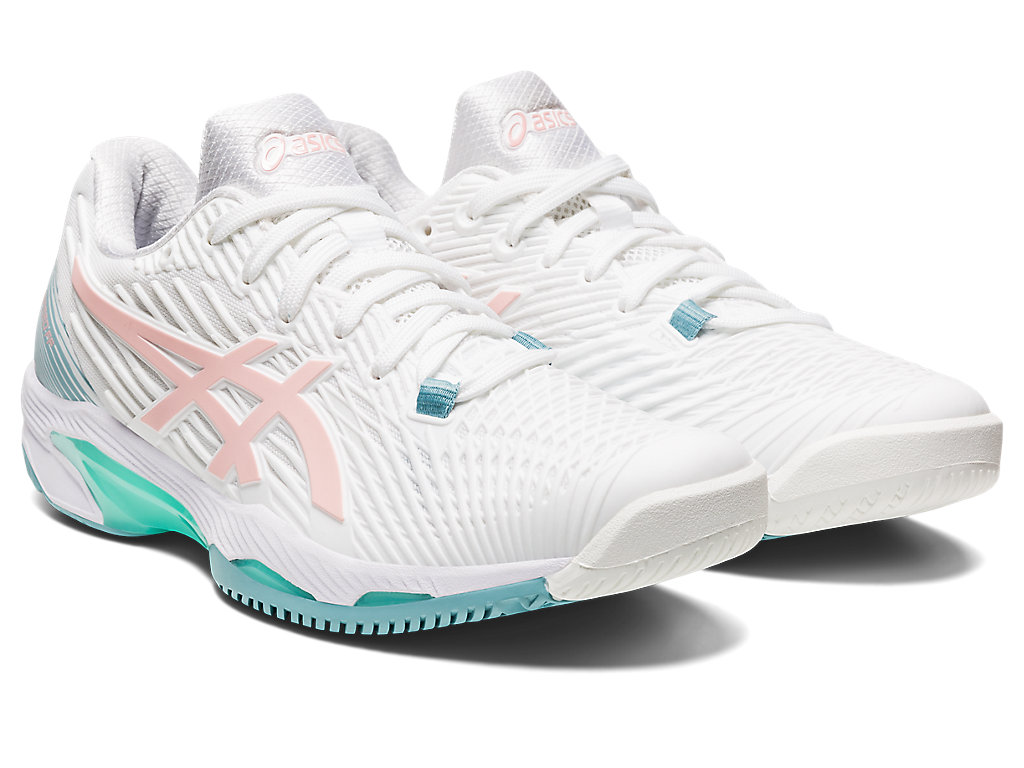 Sapatilhas de Tenis Asics Solution Speed Ff 2 Feminino Branco Rosa | 6019-FBNQE