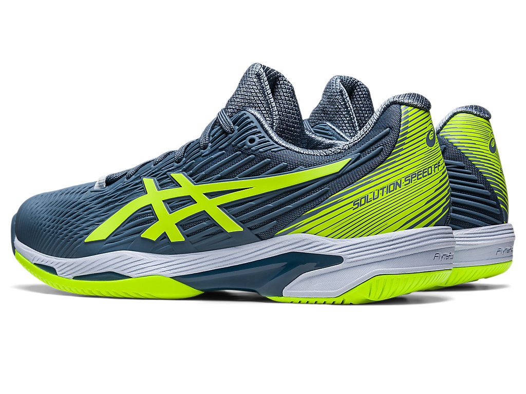 Sapatilhas de Tenis Asics Solution Speed Ff Masculino Cinzentas Azuis Verdes | 8430-YWVDG