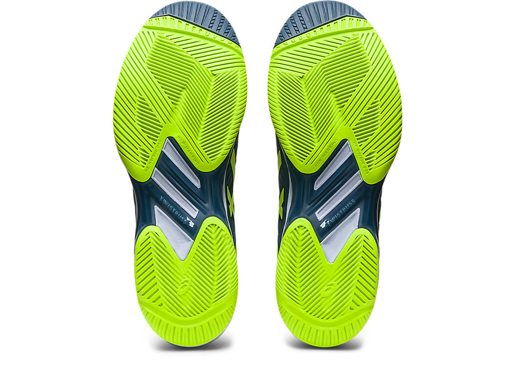 Sapatilhas de Tenis Asics Solution Speed Ff Masculino Cinzentas Azuis Verdes | 8430-YWVDG