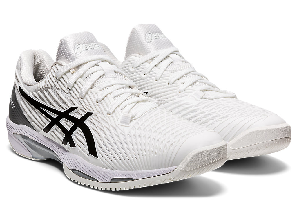 Sapatilhas de Tenis Asics Solution Speed Ff Masculino Branco Pretas | 9307-TAJZF