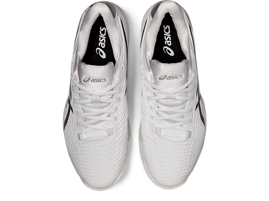 Sapatilhas de Tenis Asics Solution Speed Ff Masculino Branco Pretas | 9307-TAJZF