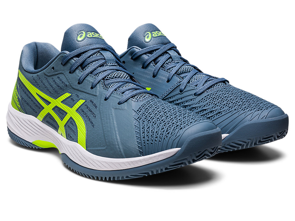 Sapatilhas de Tenis Asics Solution Swift Ff Clay Masculino Cinzentas Azuis Verdes | 0594-AJLUF