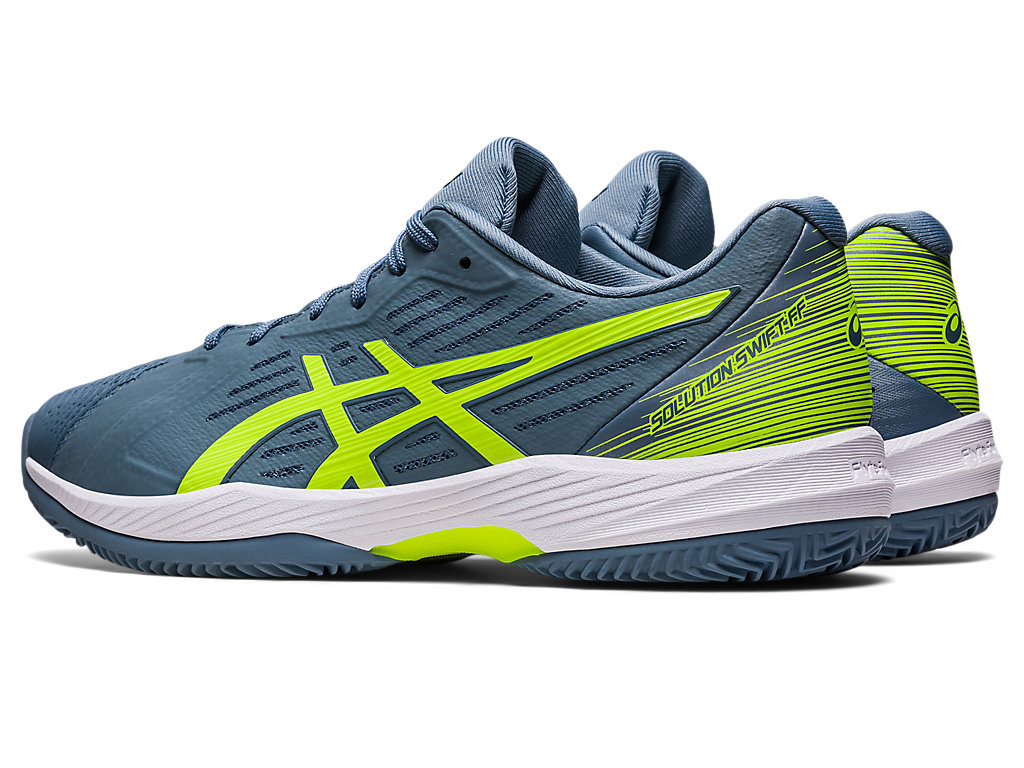 Sapatilhas de Tenis Asics Solution Swift Ff Clay Masculino Cinzentas Azuis Verdes | 0594-AJLUF