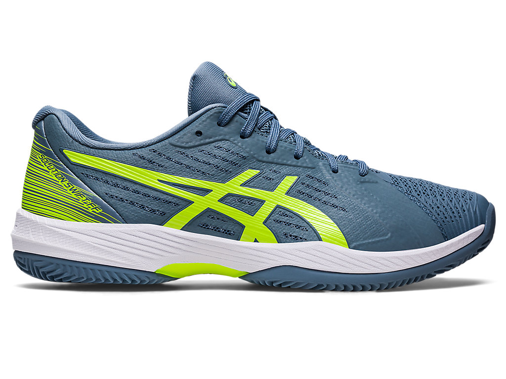 Sapatilhas de Tenis Asics Solution Swift Ff Clay Masculino Cinzentas Azuis Verdes | 0594-AJLUF