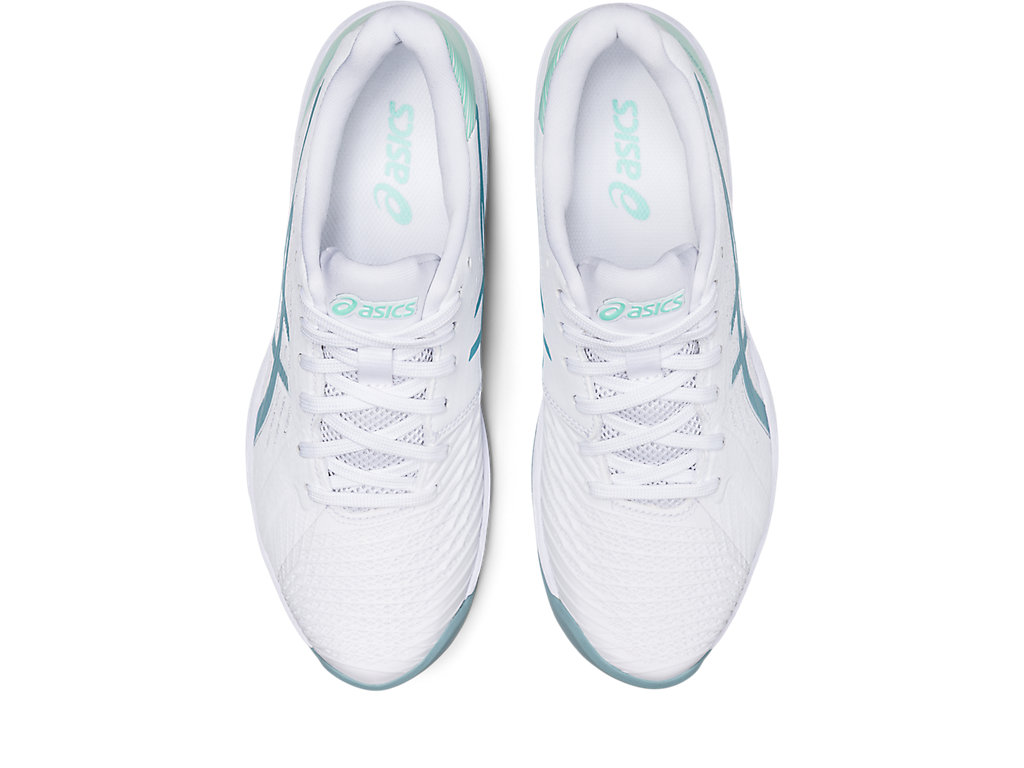 Sapatilhas de Tenis Asics Solution Swift Ff Feminino Branco Azuis | 3749-DSFJT