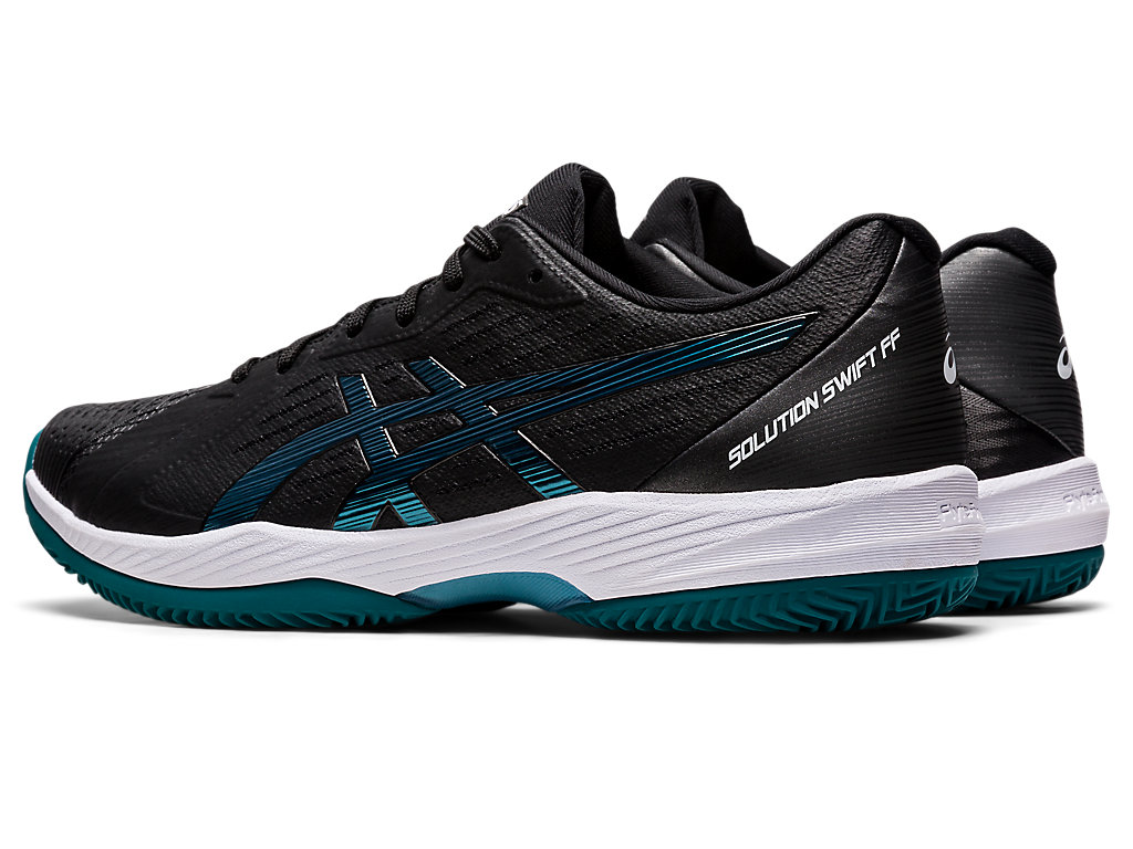 Sapatilhas de Tenis Asics Solution Swift Ff Clay Masculino Pretas Verdes Escuro | 5108-NWQOX