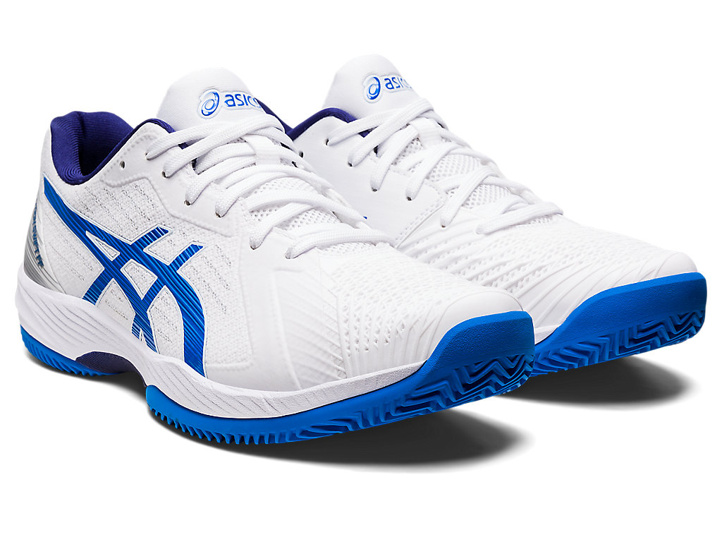 Sapatilhas de Tenis Asics Solution Swift Ff Clay Masculino Branco Azuis | 5264-BGHYA