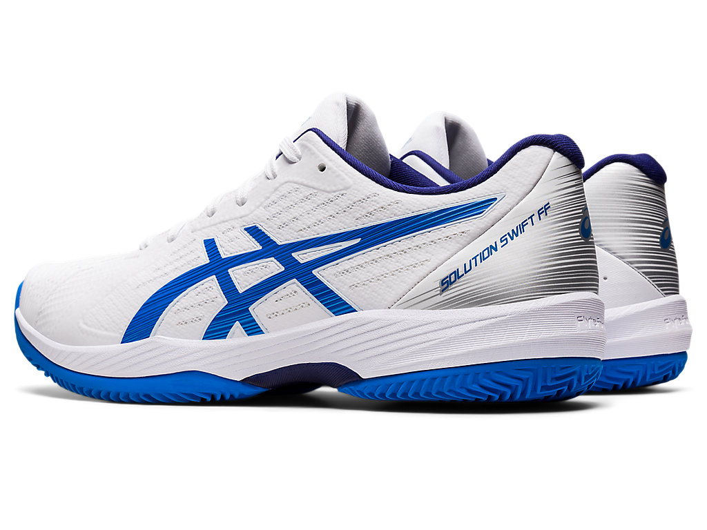 Sapatilhas de Tenis Asics Solution Swift Ff Clay Masculino Branco Azuis | 5264-BGHYA