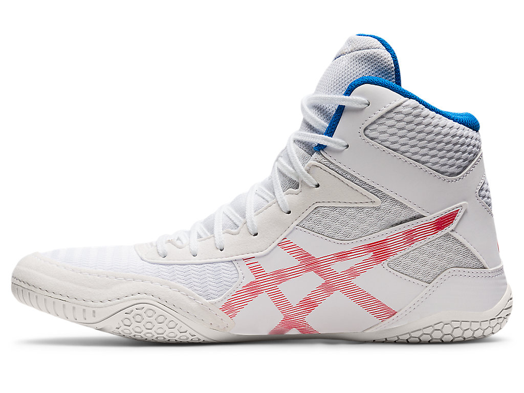 Sapatos De Luta Livre Asics Matcontrol 2 Masculino Branco Vermelhas | 7358-QJIUW