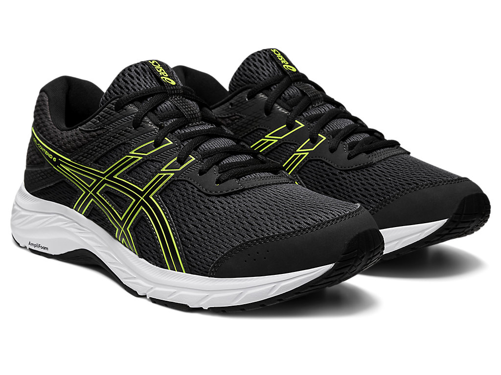 Sapatos de Caminhada Asics Gel-Contend 6 Masculino Cinzentas Escuro Luz Verdes | 0189-ETPGI