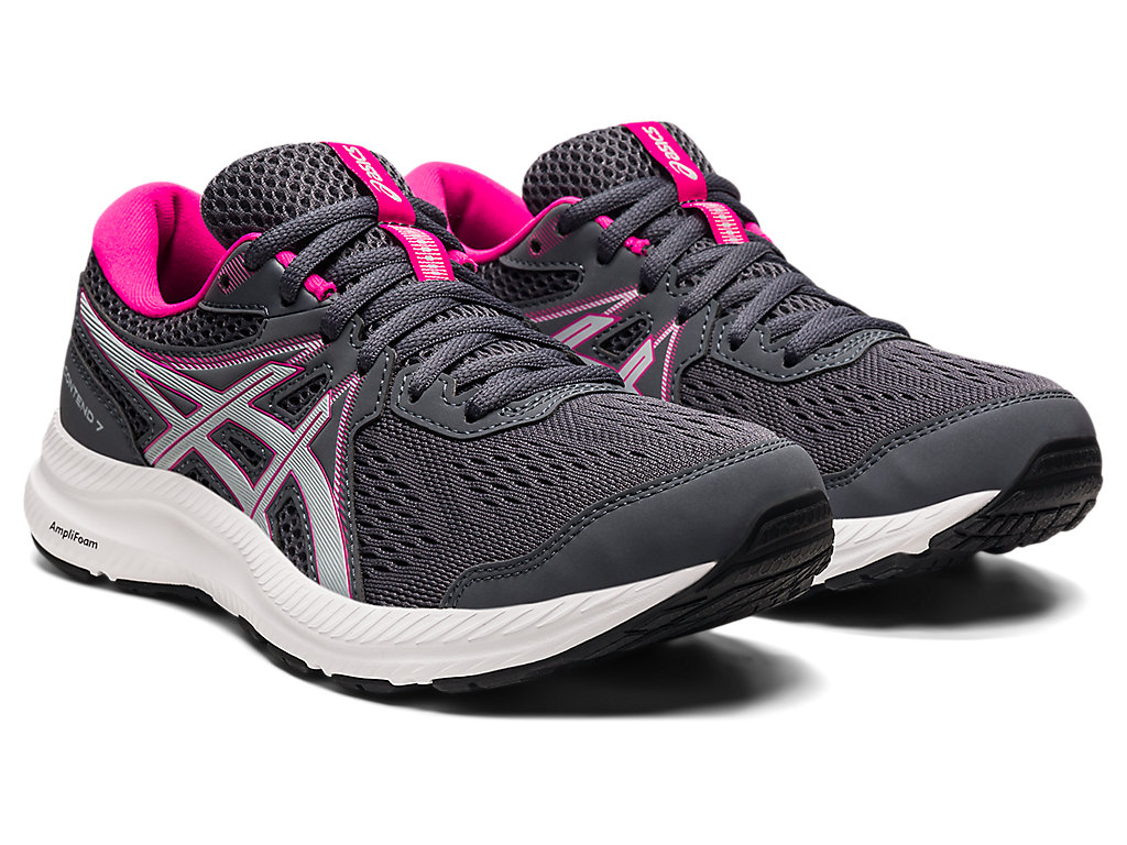 Sapatos de Caminhada Asics Gel-Contend 7 Feminino Cinzentas Cinzentas | 0483-LEDTQ