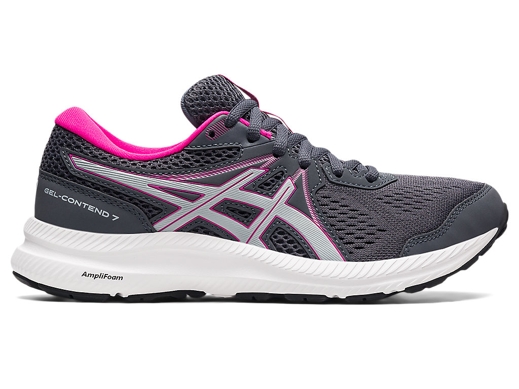 Sapatos de Caminhada Asics Gel-Contend 7 Feminino Cinzentas Cinzentas | 0483-LEDTQ