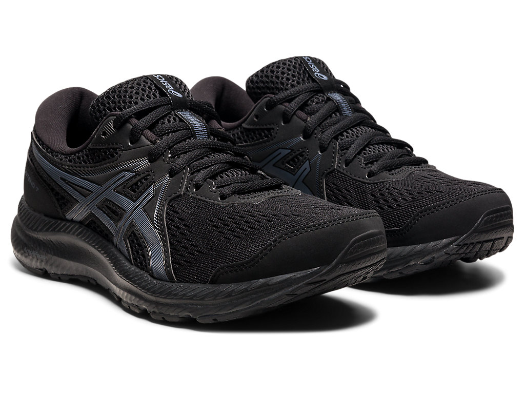 Sapatos de Caminhada Asics Gel-Contend 7 (D) Feminino Pretas Cinzentas | 0821-DJIUS