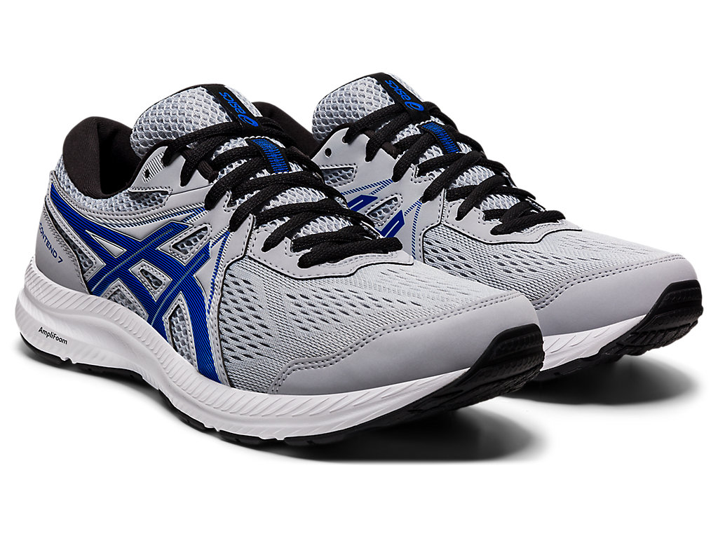 Sapatos de Caminhada Asics Gel-Contend 7 Masculino Cinzentas Azuis | 0921-QVTZA