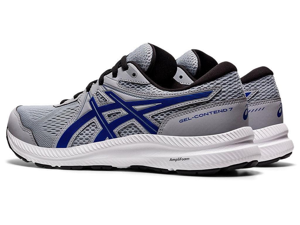 Sapatos de Caminhada Asics Gel-Contend 7 Masculino Cinzentas Azuis | 0921-QVTZA