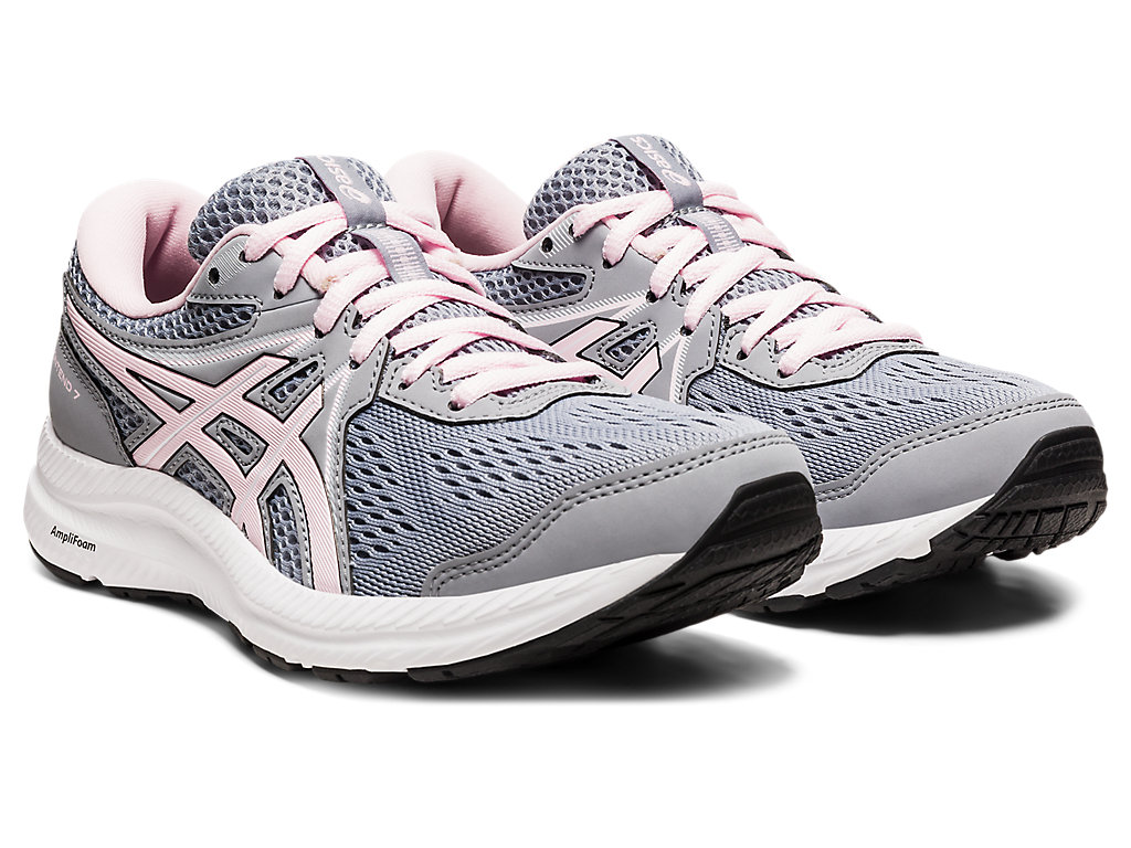 Sapatos de Caminhada Asics Gel-Contend 7 Feminino Rosa Luz Azuis | 2597-DTHPA