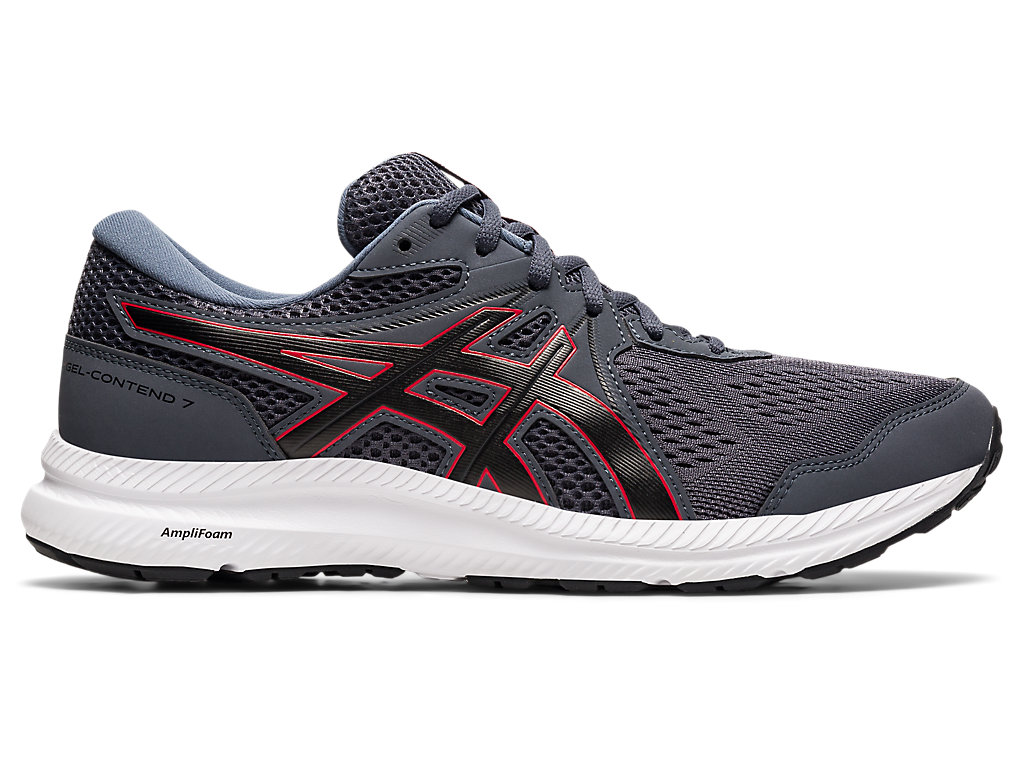 Sapatos de Caminhada Asics Gel-Contend 7 Masculino Cinzentas Vermelhas | 2864-EFWUB