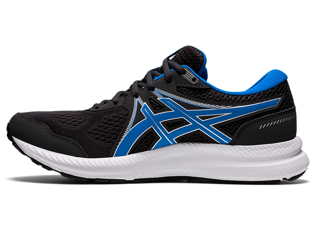 Sapatos de Caminhada Asics Gel-Contend 7 Masculino Cinzentas Escuro Azuis | 3481-WDBNX