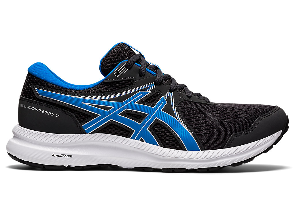 Sapatos de Caminhada Asics Gel-Contend 7 Masculino Cinzentas Escuro Azuis | 3481-WDBNX