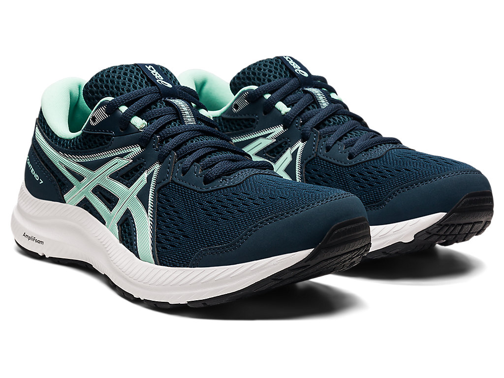 Sapatos de Caminhada Asics Gel-Contend 7 Feminino Azuis | 3749-PRKLH