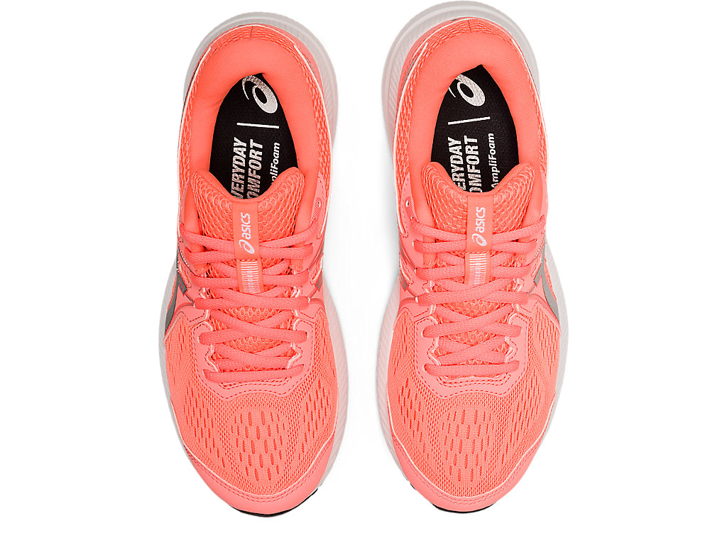 Sapatos de Caminhada Asics Gel-Contend 7 Feminino Laranja Coral Prateadas | 3894-APQTD