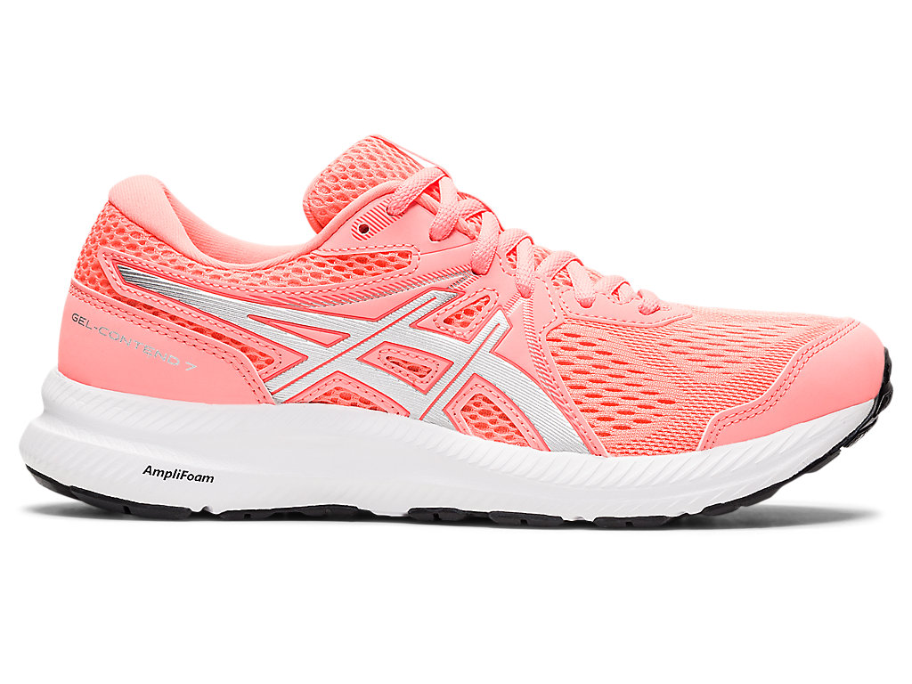 Sapatos de Caminhada Asics Gel-Contend 7 Feminino Laranja Coral Prateadas | 3894-APQTD