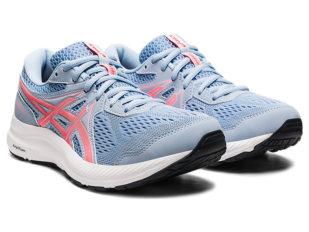 Sapatos de Caminhada Asics Gel-Contend 7 Feminino Branco Coral | 4785-TUBHI